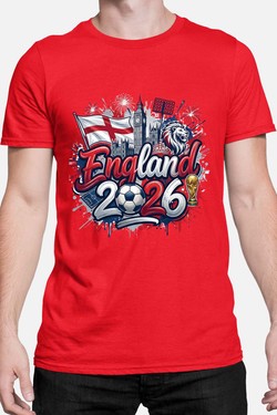 Cdm26 England - Tshirt Homme-NOIR