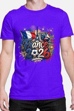 Cdm26 France - Tshirt Homme-NOIR