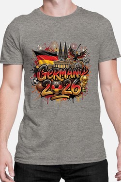 Cdm26 Germany - Tshirt Homme-GRIS