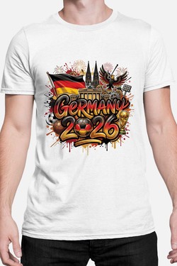 Cdm26 Germany - Tshirt Homme-GRIS