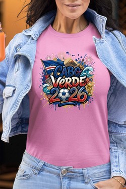 Cdm26 Cabo Verde - Tshirt Femme-BLEU ROI
