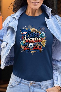 Cdm26 Cabo Verde - Tshirt Femme-BLEU ROI
