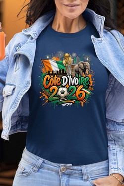 Cdm26 Cote d_ivoire - Tshirt Femme-ROUGE