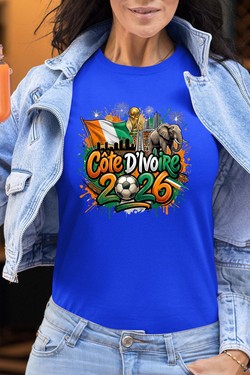 Cdm26 Cote d_ivoire - Tshirt Femme-ROUGE