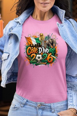 Cdm26 Cote d_ivoire - Tshirt Femme-ROUGE