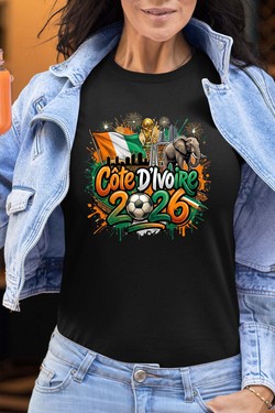 Cdm26 Cote d_ivoire - Tshirt Femme-ROUGE