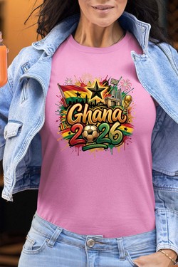 Cdm26 Ghana - Tshirt Femme-ROSE