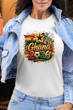 Cdm26 Ghana - Tshirt Femme-ROSE