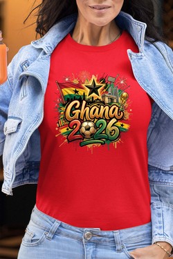 Cdm26 Ghana - Tshirt Femme-ROSE