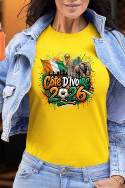 Cdm26 Cote d_ivoire - Tshirt Femme - FC-VERT D EAU