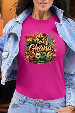 Cdm26 Ghana - Tshirt Femme - FC-VIOLET
