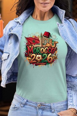 Cdm26 Morocco - Tshirt Femme - FC-FUSHIA