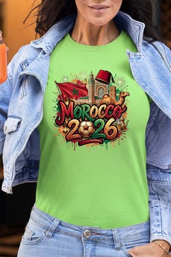 Cdm26 Morocco - Tshirt Femme - FC-FUSHIA