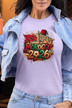 Cdm26 Morocco - Tshirt Femme - FC-FUSHIA