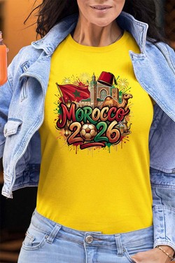 Cdm26 Morocco - Tshirt Femme - FC-FUSHIA