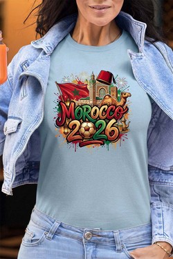 Cdm26 Morocco - Tshirt Femme - FC-FUSHIA