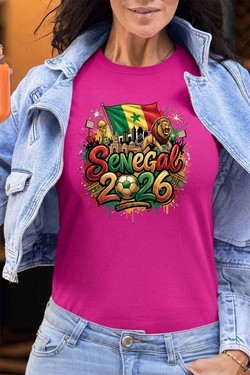 Cdm26 Senegal - Tshirt Femme - FC-FUSHIA