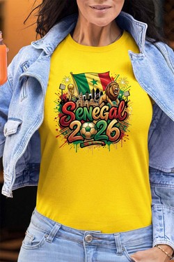Cdm26 Senegal - Tshirt Femme - FC-FUSHIA