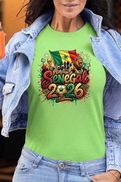 Cdm26 Senegal - Tshirt Femme - FC-FUSHIA