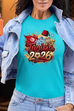 Cdm26 Tunisia - Tshirt Femme - FC-JAUNE