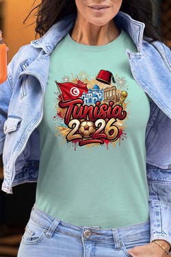Cdm26 Tunisia - Tshirt Femme - FC-JAUNE