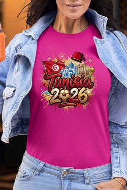 Cdm26 Tunisia - Tshirt Femme - FC-JAUNE