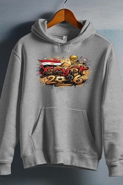 Cdm26 Egypt - Sweat capuche Homme-ROUGE