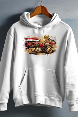 Cdm26 Egypt - Sweat capuche Homme-ROUGE
