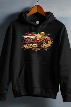 Cdm26 Egypt - Sweat capuche Homme-ROUGE