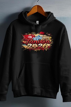 Cdm26 Tunisia - Sweat capuche Homme-BLEU ROI