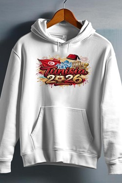 Cdm26 Tunisia - Sweat capuche Homme-BLEU ROI