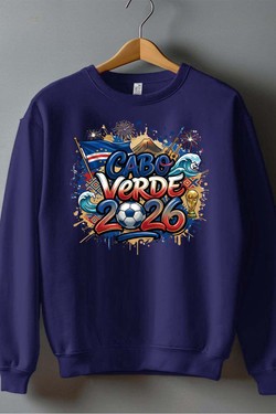 Cdm26 Cabo Verde - Sweat Col Rond Homme-BLEU ROI