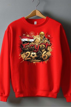 Cdm26 Egypt - Sweat Col Rond Homme-ROUGE