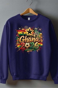 Cdm26 Ghana - Sweat Col Rond Homme-GRIS
