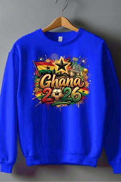 Cdm26 Ghana - Sweat Col Rond Homme-GRIS