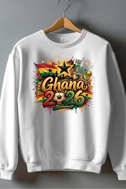 Cdm26 Ghana - Sweat Col Rond Homme-GRIS