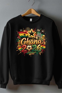 Cdm26 Ghana - Sweat Col Rond Homme-GRIS