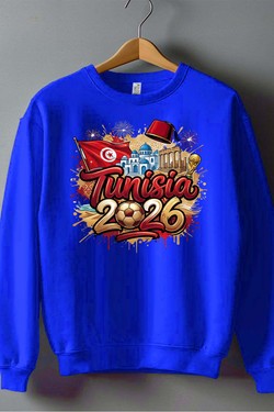 Cdm26 Tunisia - Sweat Col Rond Homme-NOIR