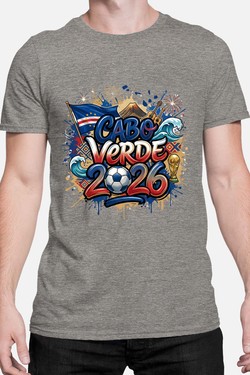 Cdm26 Cabo Verde - Tshirt Homme-ROUGE