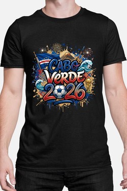 Cdm26 Cabo Verde - Tshirt Homme-ROUGE