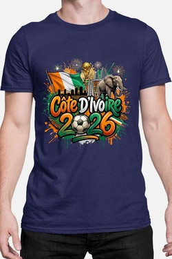Cdm26 Cote d_ivoire - Tshirt Homme-BLEU ROI