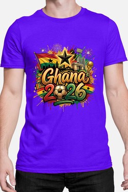 Cdm26 Ghana - Tshirt Homme-NOIR