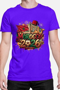Cdm26 Morocco - Tshirt Homme-GRIS