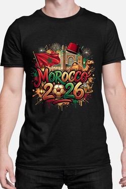 Cdm26 Morocco - Tshirt Homme-GRIS