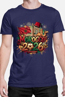 Cdm26 Morocco - Tshirt Homme-GRIS