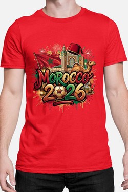 Cdm26 Morocco - Tshirt Homme-GRIS