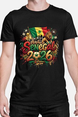 Cdm26 Senegal - Tshirt Homme-GRIS