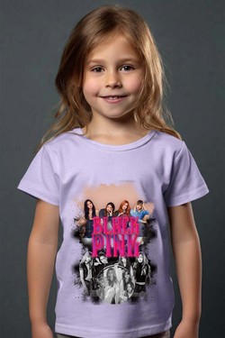 Black pink Bootleg 03 - Tshirt Fille-JAUNE