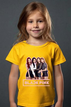 Black pink Girls fun - Tshirt Fille-ROUGE