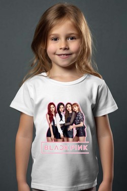 Black pink Girls fun - Tshirt Fille-ROUGE